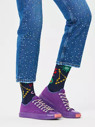 HAPPY SOCKS | Damen Socken 36-40 WIDDER navy | 